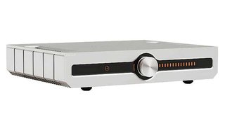 Roksan Caspian 4G Integrated Amplifier in silver finish with central volume dial and modern display